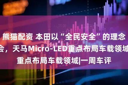 熊猫配资 本田以“全民安全”的理念亮相进博会，天马Micro-LED重点布局车载领域|一周车评